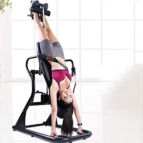Deluxe Inversion Table with Adjustable Head Pillow & Lumbar Support Pad Yoga Inversion Chair, Home Exercise/Fitness Equipment Yoga Inversion Chair, Yoga Inversion Bench Idea for Workout, Fitness - Image 3
