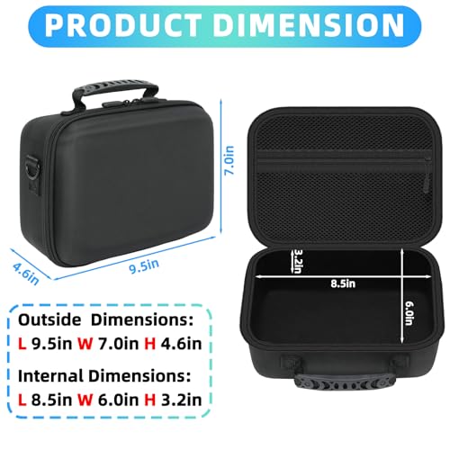 Funda para cámara Canon EOS con divisores y correa negra miniatura 3