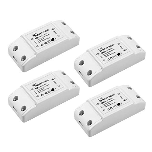 Universal Smart Homekit Schalter, AIMENGTE Intelligente Wifi Switch Schalter Arbeiten mit APPLE Homekit und Siri, Fernbedienung, Sprachsteuerung,