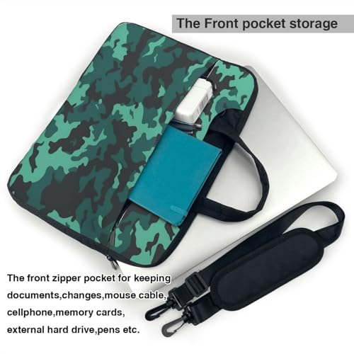 Bolso para laptop KHiry camuflaje azul miniatura 3