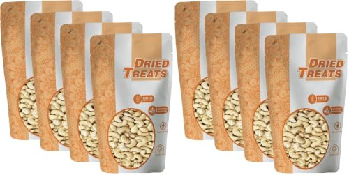 Image of Dried Treats Dried Fruits Nuts And Seeds (Cashew /Kaju, 1000g (4x250g)) (Pack of 2)