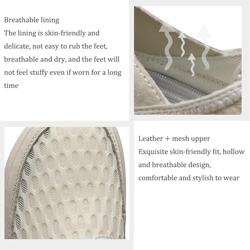 NELSBREXMen's Mesh Breathable Platform Casual Oxford Sneakers Comfortable Lightweight Soft Sole lace-up Non-Slip Dress Walking Shoes Business Office Work Shoes2