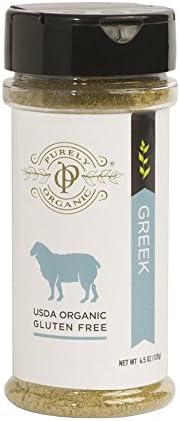 Purely Organic Spice Greek Rub - For Greek - 4.25 Ounce