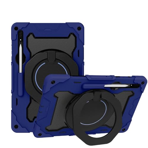 Funda para Samsung Galaxy Tab S8 Ultra de 14.6'' SM-X900 protectora con soporte y asa azul