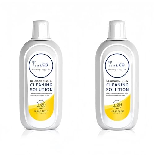 500ml レモン風味床洗浄液、床ケア液、互換品Tineco Fuwan 1.0/2.0/2.0 Slim/3.0/Stretch/Wiper/Chours/Booster Wet And Dry掃除機(2 pcs)