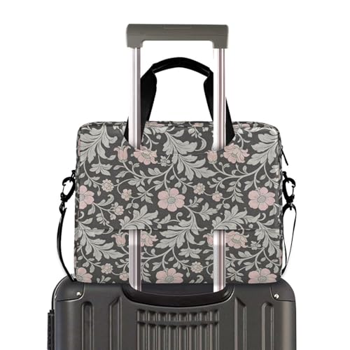 Maletín para portátil vintage con asas 15.6 pulg miniatura 4