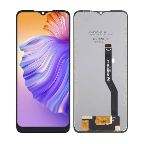 Doogee N50 écran tactile LCD pour résoudre vitre cassée noir