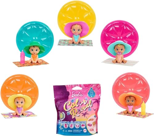 Muñecas Barbie Color Reveal Sand & Sun 3 Piezas miniatura 2