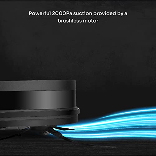 Image of NOISZ by ILIFE S8 Pro Robot Vacuum and Mop 2 in 1, 2000Pa, Route Planning, Auto Boosts on Carpets, ElectroWall, Good for Hard Floors, Medium-Pile Carpets, Gradient Blue