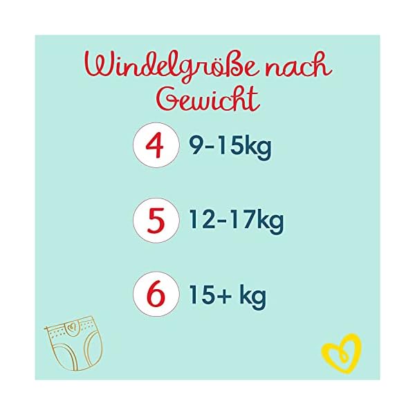 Pampers Baby Windeln Pants Größe 4 (9-15kg) Premium Protection, Maxi mit Stop- und Schutz Täschchen, MONATSBOX, 160… – Bild 10
