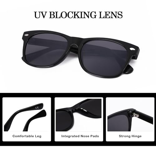 Kids Sunglasses, Sunglasses for Girls Boys, Mirrored Sunglasses for Toddler Children UV400 Age 3-103