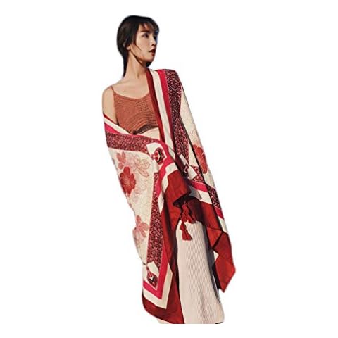 Bakerdani Women's Fashionable Retro Style Woven Pashmina Shawl Scarf Wrap Stole Cover