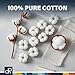 DecorRack 100 Count [Large Size] Cotton Balls, 100% Pure Cotton for Nail Polish and Make-Up Removal, Applying Oil Lotion or Powder, Perfect for Multi-Purpose Use, Soft and Absorbent (100 Count)