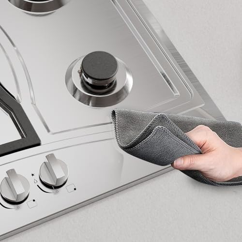 Image of Empava 30 Inch Gas Cooktop with 5 Italy Sabaf Sealed Burners NG /LPG Convertible in Stainless Steel Model 2020