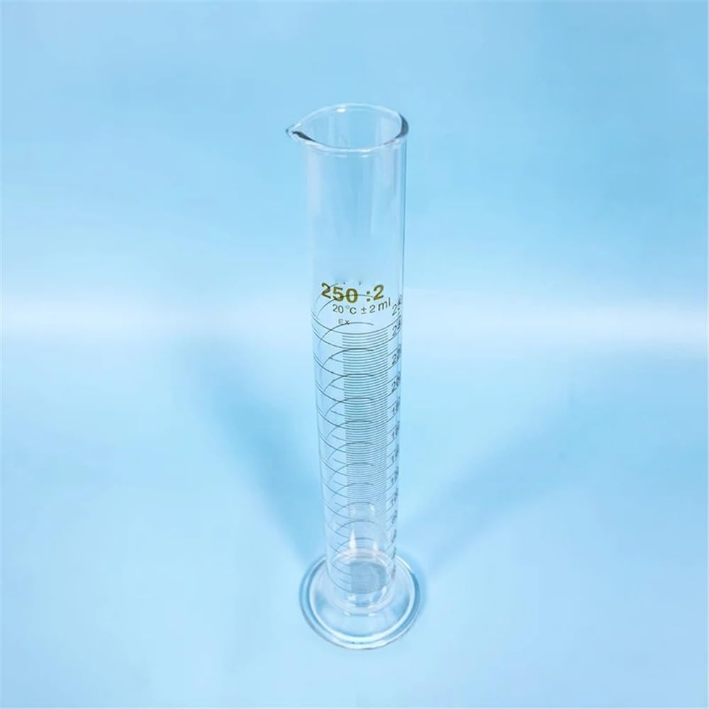 Laborglaswaren Messzylinder aus Borosilikatglas mit einer Kapazität von 5 bis 2000 ml, graduiertes Glaslabor(1000mL)