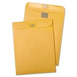 Quality Park Postage Saving Clearclasp Kraft Envelope, 55, Cheese Blade Flap, Clearclasp Closure, 6 X 9, Brown Kraft, 100/box