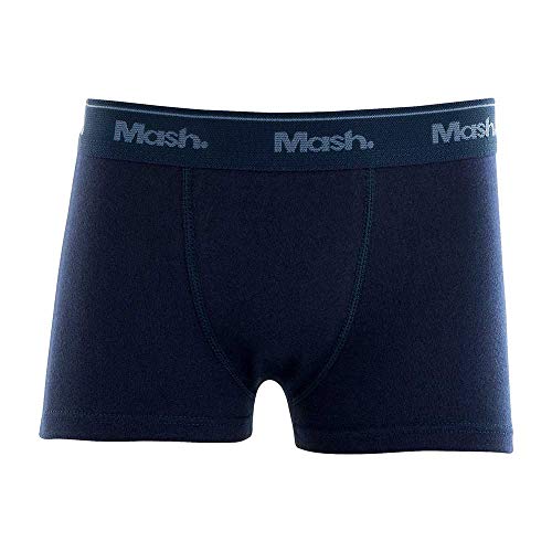 Mash Boxer Liso Infantil, Meninos, Marinho, M