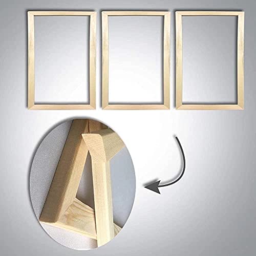 Image of Tucocoo 3 Pieces Canvas Artwork Decor a Bundle of Dollars Wall Art Inspirational Wall Art for Bedroom and Living Room Rubberband Racks Money Decorations with Framed Ready to Hang 42''x20''