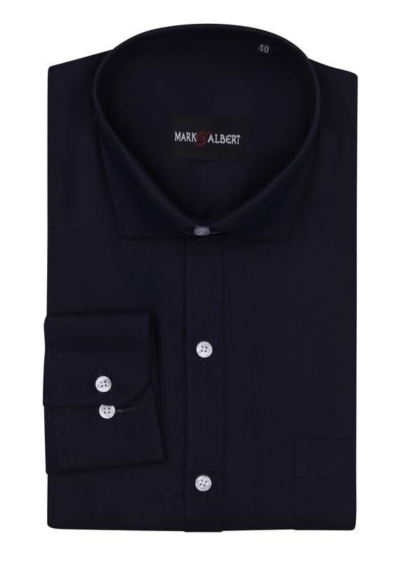 Image of MARK & ALBERT Men's Cotton Formal Shirt