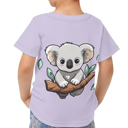 Image of JEOCODY Boys Girls Graphic Tees Funny 3D Printed Short Sleeve T-Shirts 3-16T