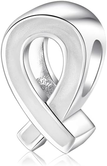 Awareness Ribbon Cancer - Cuenta de plata de ley 925 para Pandora y pulseras o collares similares