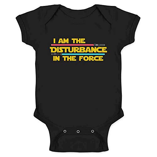 Pop Threads I Am The Disturbance In The Force Funny Infant Baby Boy Girl Bodysuit