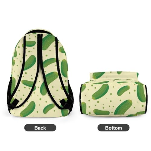 Pickle Pattern Cute Backpack Travel Daypack Lightweight Back Pack with Pockets4
