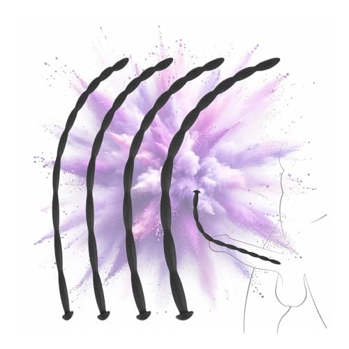 Dilator Harnröhre 4er Set, Silikon Perlen Penis Plug, Harnröhren Plug Männer, Katheter Harnröhre Mann, Urin Dilator Urethra Männer Masturbation Harnröhren Plug Sexspielzeug für Männer