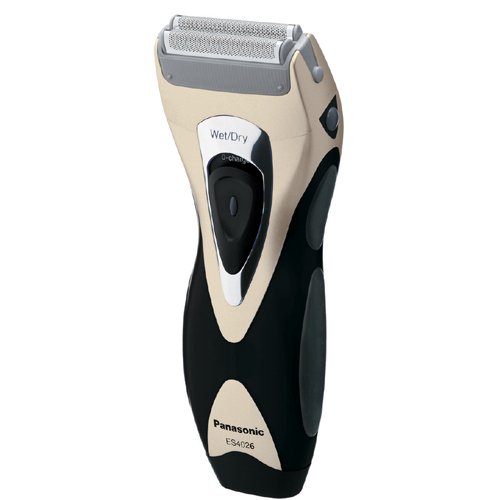 Panasonic ES4026NC Pro Curve Rechargeable Double Blade Wet/Dry Men's Shaver, Blue/Yellow