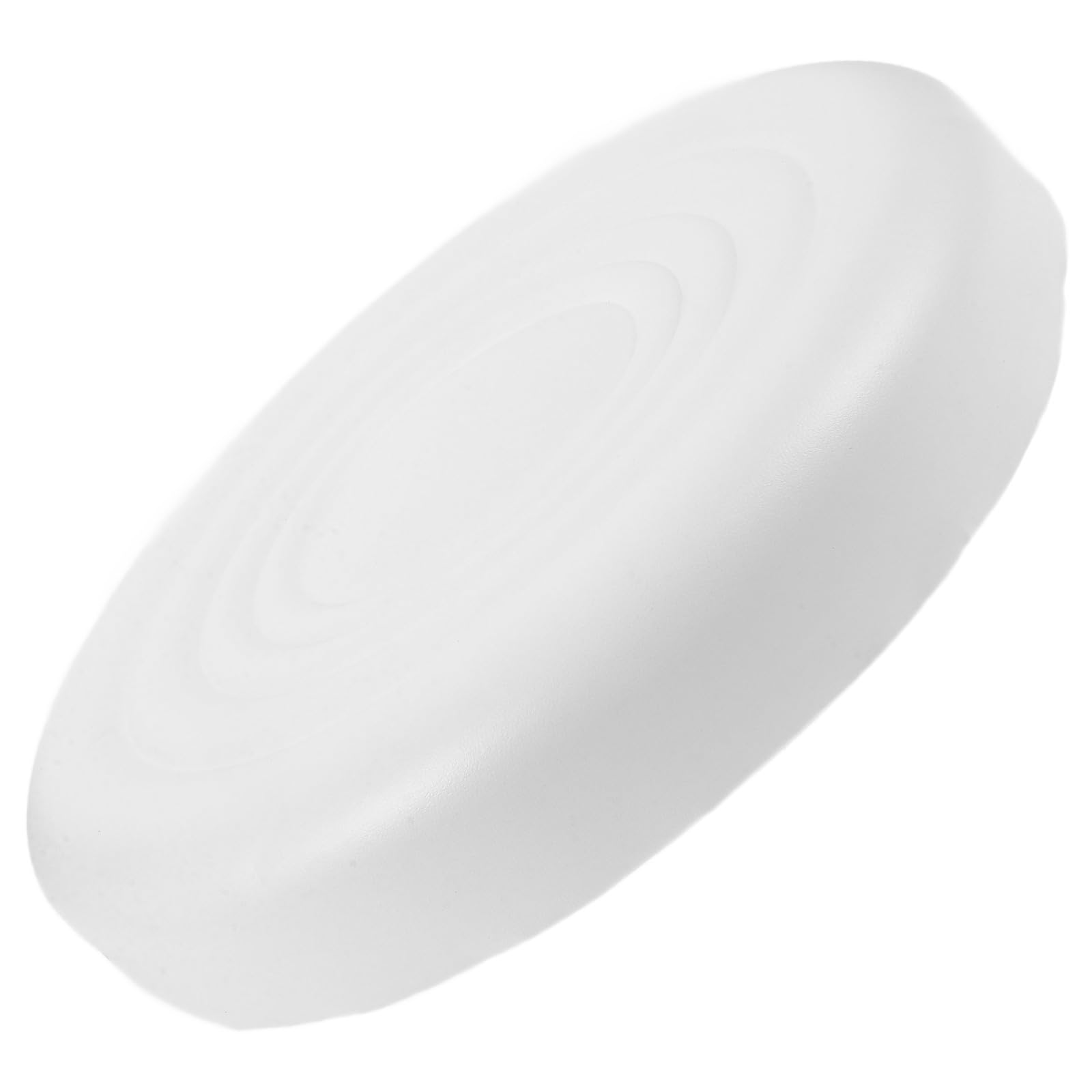 Funda de PU para taburete redondo VALICLUD en color blanco con relleno de esponja cómodo