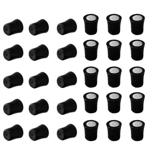 30 Magnetic Pin Backs for Enamel Pins (Black), Converts Pins into Refrigerator Magnets & Put Your Pins on Fridge for Seasonal Decorations and Gifts, Enamel Pins Not Included