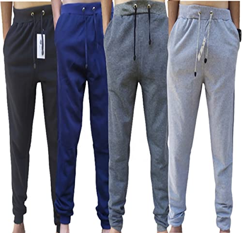 Calça Moletom Masculina Jogger Skinny (Cinza Grafite, G)