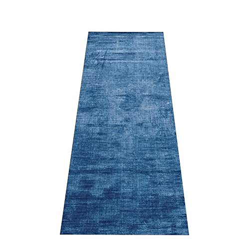 Tapis de couloir long pour couloir bleu fini les glissades et les taches