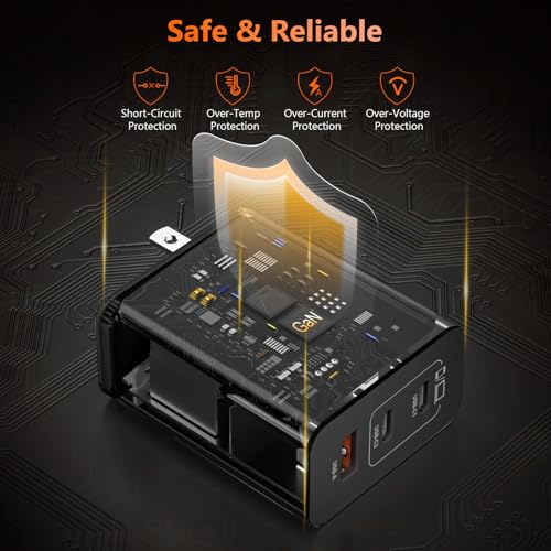 Oxivane Super Fast Charger Type C 100W USB C Charger with C-C & A-C Cables - image 5
