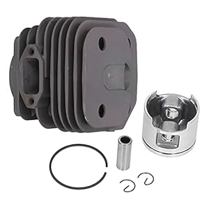 Cilinderzuigerset, kettingzaagcilinder aluminium met zuigerpen voor tuin