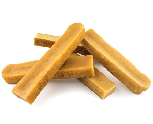 Yeti Dog Chew - Yak Cheese Himalayan - Healthy Long Lasting- Yak Chews for Large, Medium and Small Dogs - Yak Bones for Dogs - Natural Yak Cheese - Large, Bulk 3 lb
