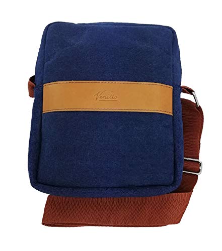 Bolso de fieltro azul Venetto ideal para oficina y ocio