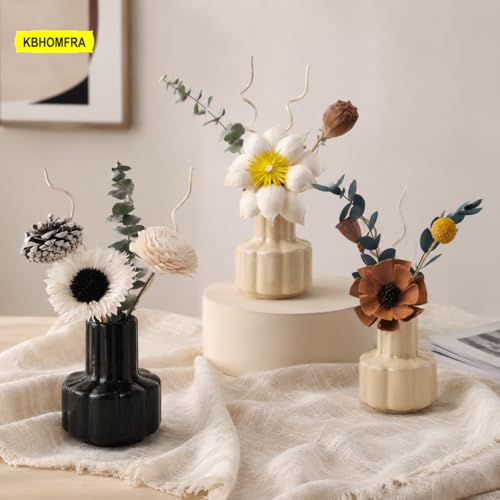 Reed diffuser con flores secas y aroma a jazmín 60ml miniatura 7