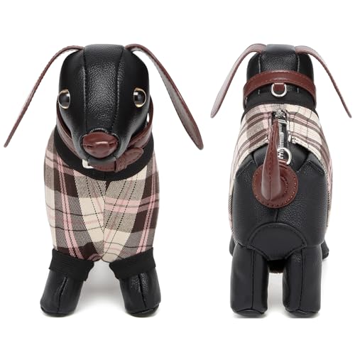 Image of Women PU Leather Unique Novelty Dog Shaped Crossbody Shoulder Bag Handbag Purse