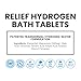 DRINK HRW Hydrogen Bath Bomb Tablets: Muscle Relief & Recovery, Magnesium Soak for Relaxation, Natural Pain Relief, Therapeutic Bath Bombs Post Workout (60 Count)