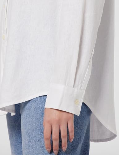 Image of Gap Women Relaxed Fit Full Sleeves Collared Shirt