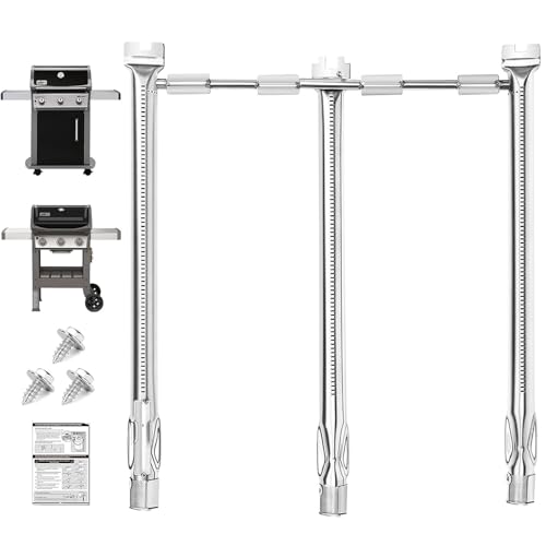 69787 Grill Burner Replacement for Weber Spirit and GS4 Spirit II 300 Series, Spirit E310 E320 S310 S320 E330 S330 Gas Grills, 18 Inch 304 Stainless Steel Grill Burner for Weber Spirit II E-310