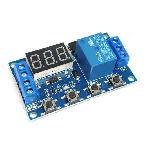 Relais temporisé DC 5V 12V 24V et module de commande de cycle programmable, Lot de 10 Pcs - 4