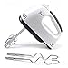 Handmixer, 180W Elektrischer Mixer Handrührer zum Backen von Kuchen-Eiercreme-Food Beater, 7-Gang ,2 Rührbesen & 2 Knethaken