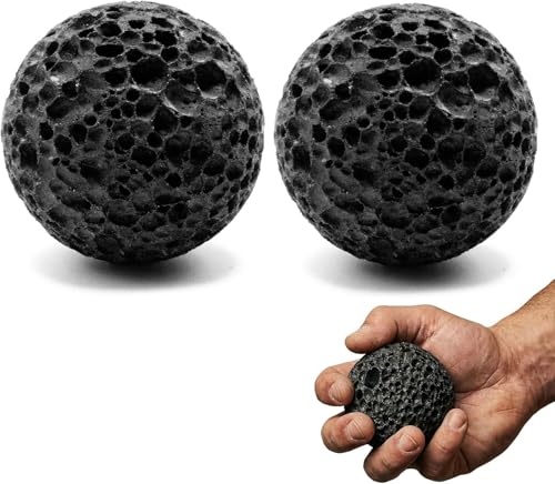 2PCS Callus Ball Moon Grip Ball Callus Rock Skin Conditioning & Callus Building Grip Strengthener Non-Sweat Rock Climbing Grip Trainer Fidget for Athletes Weightlifters Climbers