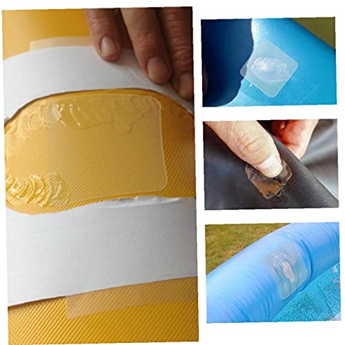 Yililay Opblaasbare reparatiepleisters, 30 stuks, tent, reparatietape, transparante reparatiepatches voor zwemring - Image 3