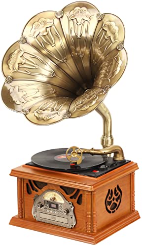 Système de musique rétro nostalgique – Bluetooth – Grammophone – USB – Lecteur CD MP3 – Système compact – Radio – Rétro… - Les Beatles, Paul McCartney, John Lennon, RIngo Starr, George Harrison Système de musique rétro nostalgique - Bluetooth - Grammophone - USB - Lecteur CD MP3 - Système compact - Radio - Rétro… – Image 7