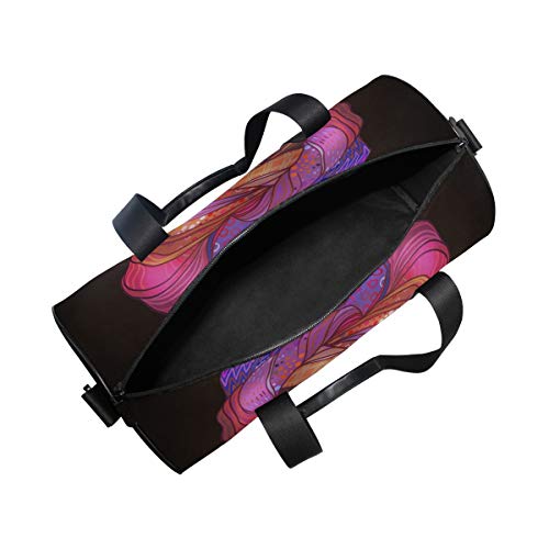 Gym Sports Dance Travel Duffel Bag African American Woman Luggage Bag For Weekender Sports Vacation #TOP4