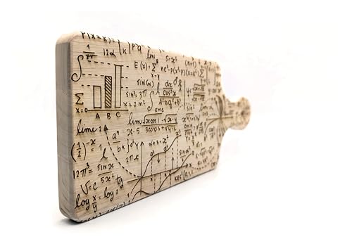 Tabla de Cortar Grabada con Ecuaciones Matemáticas | Ciencia, Matemáticas, Biología y Química | Excelente Idea de Regalo miniatura 3
