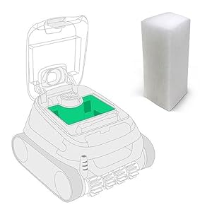 Feinfilter Flux - Ersatzfilter für vollautomatische Poolroboter - Zodiac CNX (20 30 iQ) - Qualitativ hochwertiges Filtermaterial (3 Stück)